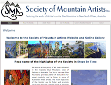 Tablet Screenshot of mountainartists.org